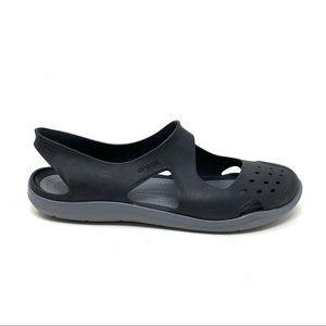 Women Crocs Swiftwater Wave Shoes Black